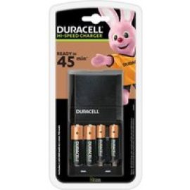 DURACELL CEF27 4-Battery Charger with Batteries