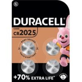 DURACELL DL2025/CR2025/ECR2025 Batteries - Pack of 4