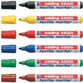 Edding CP15 4500 Textile Marker Assorted 40 Pack