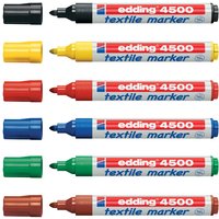 Edding CP15 4500 Textile Marker Assorted 40 Pack