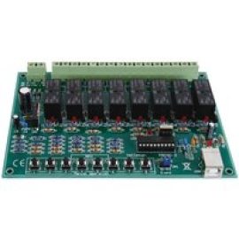 Whadda WSI8090 8-Channel USB Relay Card Electronics Kit