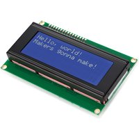 Whadda WPI450 I²C 20X4 Blue Lcd Module