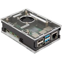 Whadda WPA507 Transparent Case With Cooling For Raspberry Pi 4®
