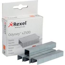 Rexel Odyssey - staples - silver - pack of 2500