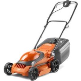 FLYMO EasiMow 340R Corded Rotary Lawn Mower - Orange & Grey