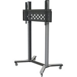 PMV Mounts PMVTROLLEYXXL cart - for flat panel - satin black, satin silver