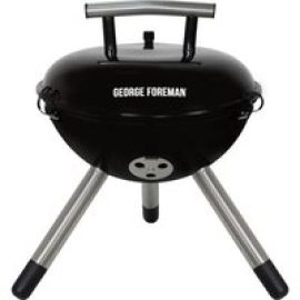 GEORGE FOREMAN GFPTBBQ1401B Portable Kettle Charcoal BBQ - Black