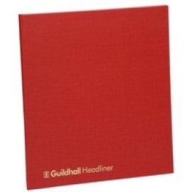 Guildhall Headliner 48 Series 4-12 - account book - 80 pages - 298 x 273 mm