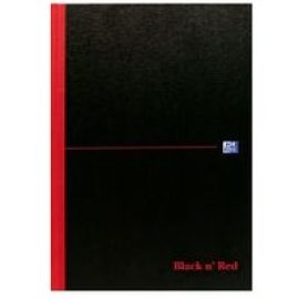 Oxford Black n' Red - notebook - A6 - 192 pages (pack of 5)