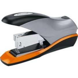 Rexel Optima 70 - stapler - 70 sheets - plastic, metal - silver/black/orange
