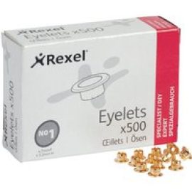 Rexel No.1 - eyelets - copper - pack of 500