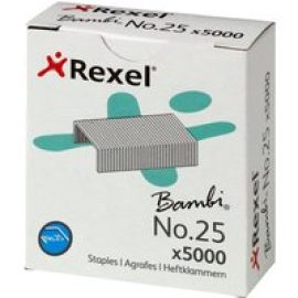 Rexel - staples - 6/4, No. 25 - pack of 5000