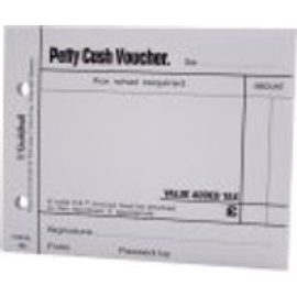 Guildhall - petty cash voucher pad - 101 x 127 mm