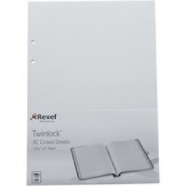 ACCO Twinlock Crown 3C Plain - loose-leaf accounting system refill - 100 sheets