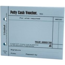 Guildhall No. 103 - petty cash voucher pad - 100 sheets - 101 x 127 mm