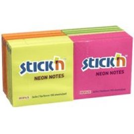 Stick'n Regular - notes - 76 x 76 mm - 1200 sheets (12 x 100)