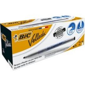 BIC VELLEDA 1721 - marker - black (pack of 24)
