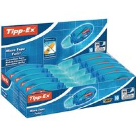 Tipp-Ex Microtape Twist - correction roller - 5 mm x 8 m - transparent blue (pack of 10)