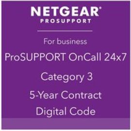 NETGEAR ProSupport OnCall 24x7 Category 3 - technical support - 5 years
