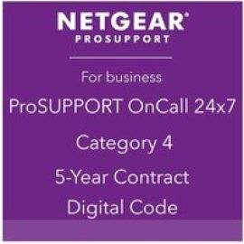 NETGEAR ProSupport OnCall 24x7 Category 4 - technical support - 5 years