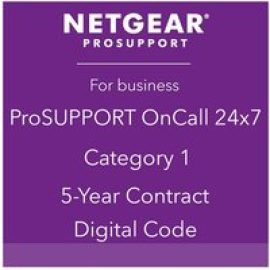 NETGEAR ProSupport OnCall 24x7 Category 1 - technical support - 5 years