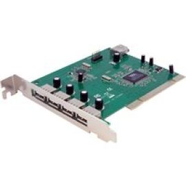 StarTech.com 7 Port PCI USB Card Adapter - PCI to USB 2.0 Controller Adapter Card - Full Profile Expansion Card (PCIUSB7) - USB adapter - PCI - 7 ports