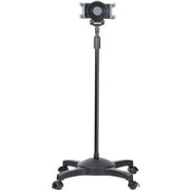 StarTech.com Mobile Tablet Stand w/ Lockable Wheels, Height Adjustable Cart, Universal Rolling Floor Stand for Tablets from 7-11in, Portable Tablet Stand w/ Detachable Tablet Holder, TAA - Ergonomic Tablet Stand cart - for tablet