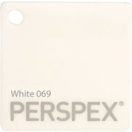Perspex Cast Acrylic Sheet 600 x 400 x 3mm Solid White