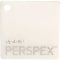 Perspex Cast Acrylic Sheet 600 x 400 x 3mm Solid Opal