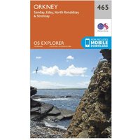 Ordnance Survey Explorer 465 Orkney Map With Digital Version - Orange, Orange