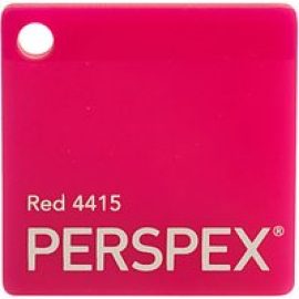 Perspex Cast Acrylic Sheet 600 x 400 x 5mm Solid Pink