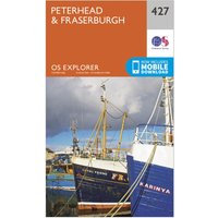 Ordnance Survey Explorer 427 Peterhead & Fraserburgh Map With Digital Version - Orange, Orange