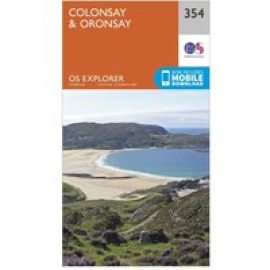 Ordnance Survey Explorer 354 Colonsay & Oronsay Map With Digital Version, D