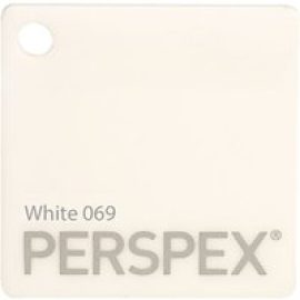Perspex Cast Acrylic Sheet 1000 x 500 x 3mm Solid White