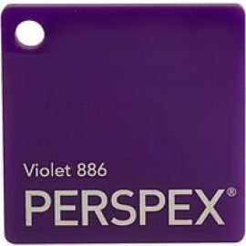 Perspex Cast Acrylic Sheet 1000 x 500 x 3mm Solid Violet