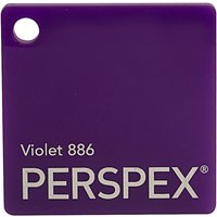 Perspex Cast Acrylic Sheet 1000 x 500 x 3mm Solid Violet