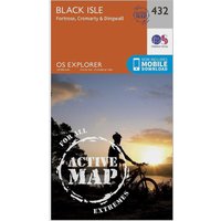 Ordnance Survey Explorer Active 432 Black Isle Map With Digital Version - Orange, Orange