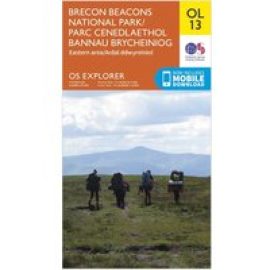Ordnance Survey Explorer Ol 13 Brecon Beacons National Park - Eastern Area Map, D