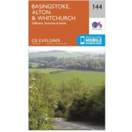 Ordnance Survey Explorer 144 Basingstoke, Alton & Whitchurch Map With Digital Version, D