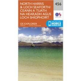 Ordnance Survey Explorer 456 North Harris & Loch Seaforth Map With Digital Version, D