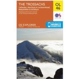 Ordnance Survey Explorer Ol 46 The Trossachs Map, D