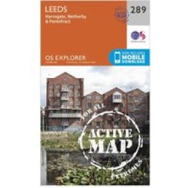 Ordnance Survey Explorer Active 289 Leeds Map With Digital Version, D
