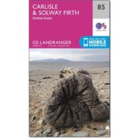 Ordnance Survey Landranger 85 Carlisle & Solway Firth, Gretna Green Map With Digital Version - Pink, Pink