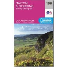 Ordnance Survey Landranger 100 Malton & Pickering, Helmsley & Easingwold Map With Digital Version - Pink, Pink
