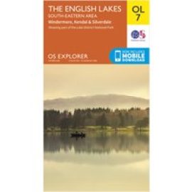 Ordnance Survey Ol 7 Explorer The Lake District: South-Eastern Area Map - Orange, Orange