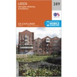 Ordnance Survey Explorer 289 Leeds Map With Digital Version, D