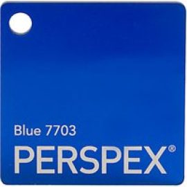 Perspex Cast Acrylic Sheet 600 x 400 x 5mm Transparent Blue