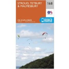 Ordnance Survey Explorer 168 Stroud, Tetbury & Malmesbury Map With Digital Version, D