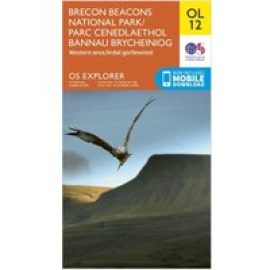 Ordnance Survey Explorer Ol 12 Brecon Beacons National Park - Western & Central Areas Map, D