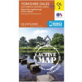 Ordnance Survey Explorer Active Ol2 Yorkshire Dales - Southern & Western Areas, D